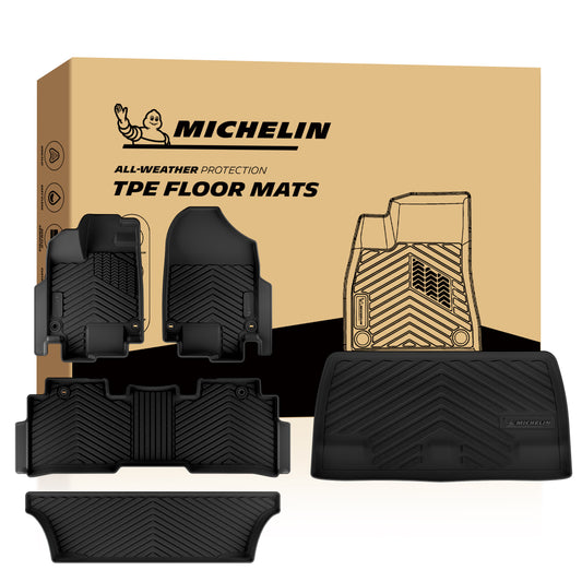 Michelin All-Weather TPE Floor Mats Full Set with Cargo Mats