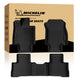 Michelin All-Weather Custom Fit Floor Mats - Black 3D Molded TPE Liners, Full Set Front & Rear, Waterproof & Anti-Slip for Cars, SUVs & Trucks