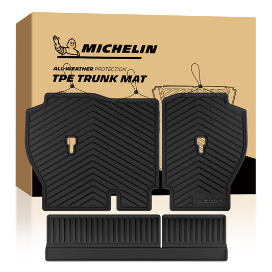 Michelin all-weather TPE trunk mats.
