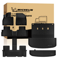 Michelin full set all-weather TPE floor mats and split trunk liner with original retail packaging box