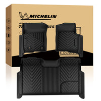 Michelin all-weather TPE front & rear floor mats set with original packaging box.