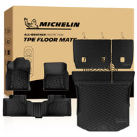 Michelin all-weather TPE floor mats packaging.