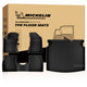 Complete Michelin all-weather TPE floor mats set with branded packaging box