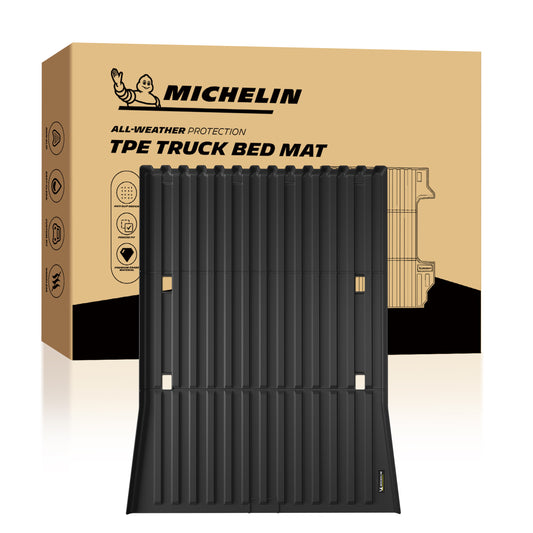 Michelin Truck Bed Mat for 2023-2026 Tesla Cybertruck, TPE Truck Bed Liner, Not Fit Cyberbeast