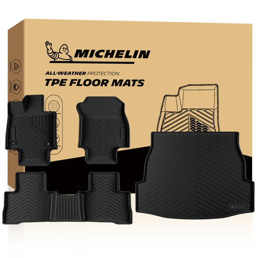 Michelin all-weather custom fit floor mats full set front, rear and cargo liners with original packaging box