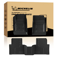 Michelin Premier Floor Mats for 2015-2022 Chevy Colorado/GMC Canyon Crew Cab, 3Piece