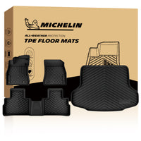 Complete set Michelin TPE floor mats & cargo liner for Nissan Sentra with retail package