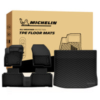 Michelin all-weather TPE floor mats packaging.