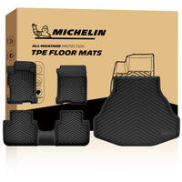 Michelin all-weather TPE floor mats packaging.