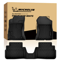 Michelin 3-piece TPE front & rear floor mats set with original box