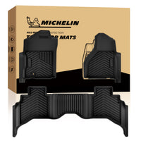 Michelin all-weather TPE floor mats, advanced protection for vehicles, durable and slip-resistant, custom-fit car mats.