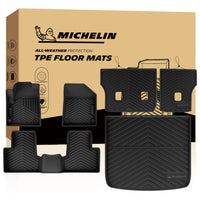 Michelin all-weather TPE floor mats packaging.