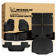 Complete set Michelin all-weather TPE floor mats and cargo liner with original packaging box.