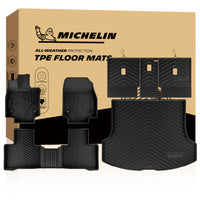 Michelin all-weather TPE floor mats packaging.
