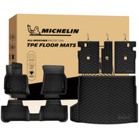 Complete Michelin all-weather TPE floor mat set with original packaging box