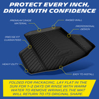 Michelin Trunk Liner for 2018-2026 Honda Accord, All-Weather Trunk Mat, Custom Fit, TPE, Cargo Mat, Non-Slip Cargo Liner