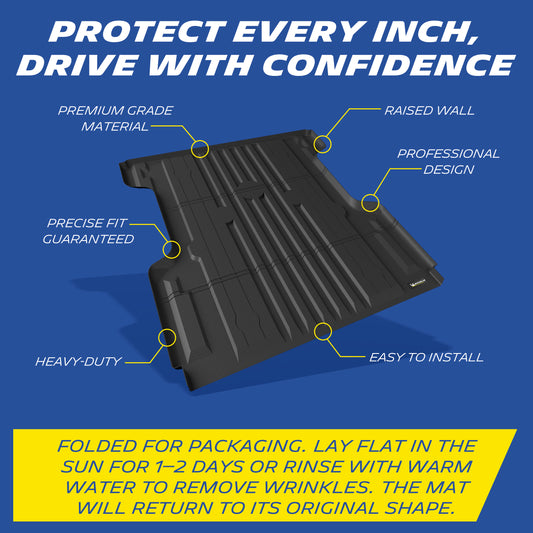 Michelin Truck Bed Mat for 2004-2026 Nissan Titan - 5.5 FT Short Bed, All-Weather Truck Bed Liner, Custom Fit, TPE, Bedliner