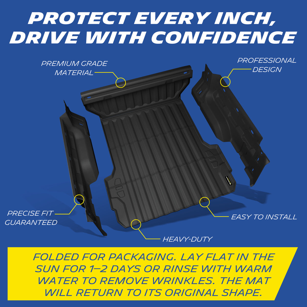 Michelin truck bed mat with professional design and precise fit protection