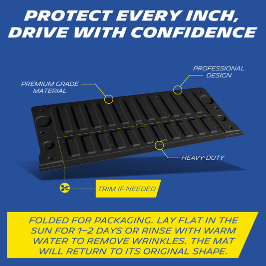 Michelin Truck Tailgate Protector for 2019-2026 Silverado 1500 Multi-Flex & Sierra 1500 MultiPro Tailgate, Custom Fit, TPE