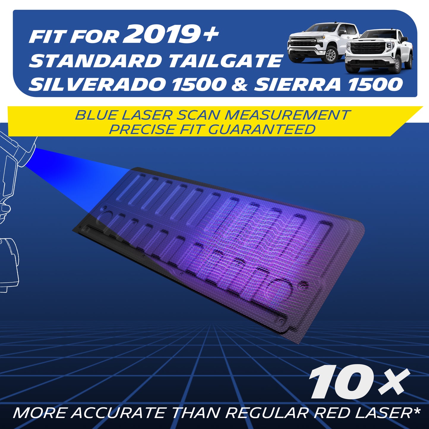 Michelin Chevy Silverado & GMC Sierra Tailgate Protector 2019-2026