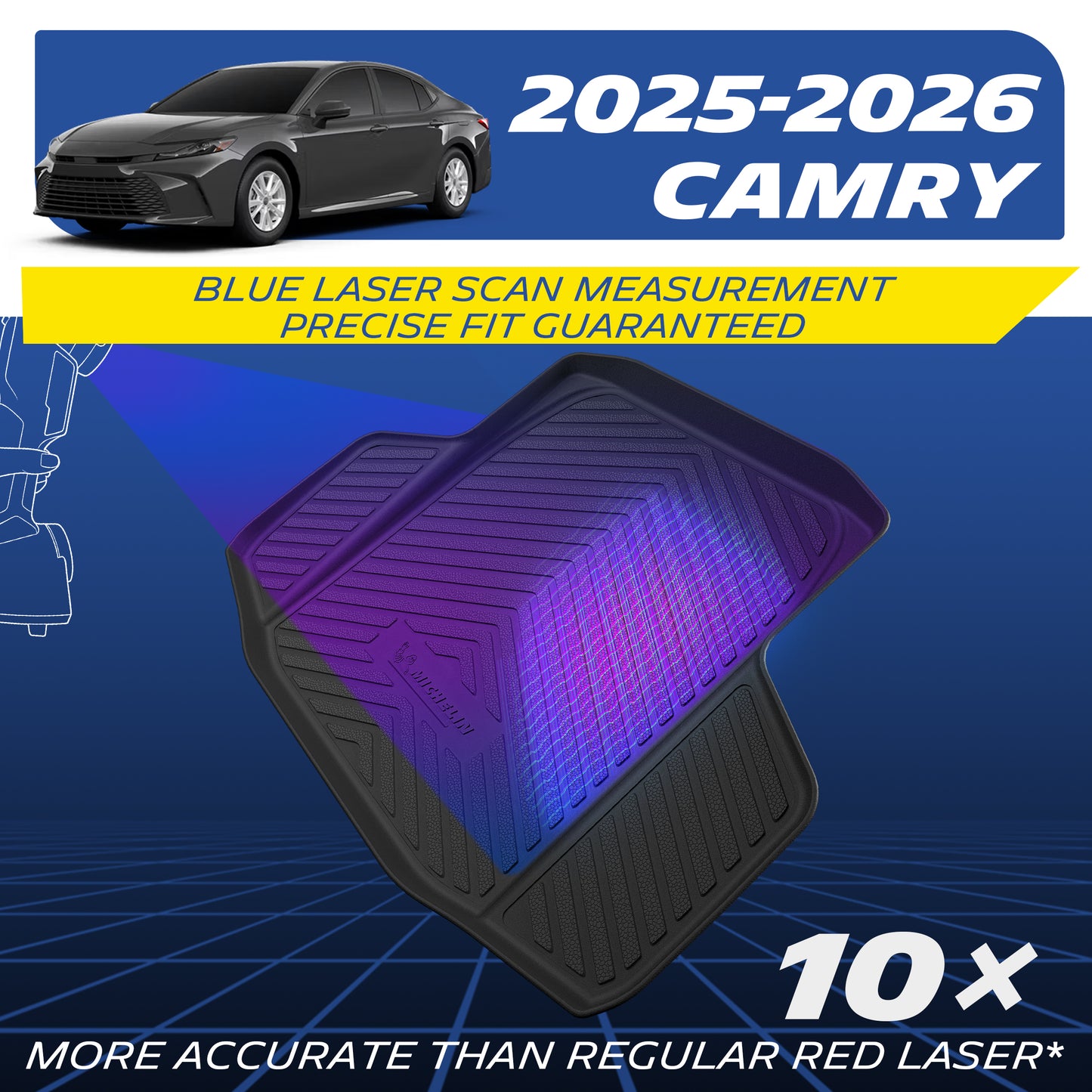 Michelin Premier Series Trunk Mat for 2025–2026 Toyota Camry (Hybrid Included)