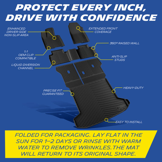 Michelin Premier Floor Mats & Cargo Liner for Hyundai Tucson 2022-2026 Gas Only