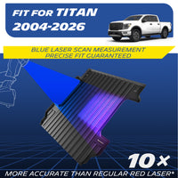 Michelin Truck Bed Mat for 2004-2026 Nissan Titan - 5.5 FT Short Bed, All-Weather Truck Bed Liner, Custom Fit, TPE, Bedliner