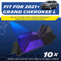 Fits 2021-2026 Grand Cherokee L. Blue laser scan – 10× more accurate.