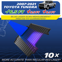 2007-2021 TOYOTA TUNDRA Truck Bed Mat 6.5ft. Blue laser scan – 10× more accurate.