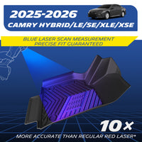Michelin Premier Series Floor Mats + Trunk Liner for Toyota Camry 2025-2026 (Include Hybrid), 4PCS, All-Weather Floor Liner + Trunk Mat, Custom Fit, Durable TPE, Non-Slip