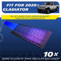 Michelin Truck Tailgate Protector for 2020-2024 2025 2026 Jeep Gladiator, All-Weather Tailgate Mat, Custom Fit, Durable TPE, Non-Slip
