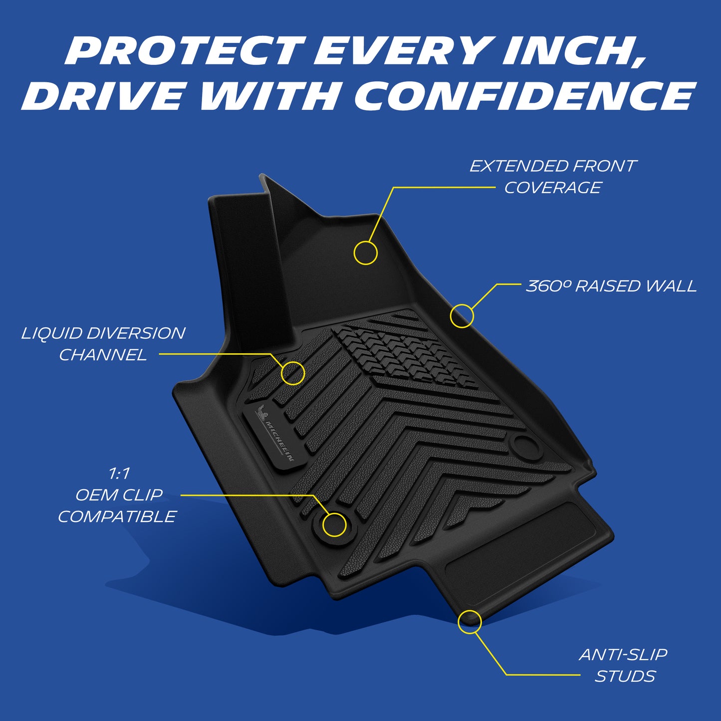 Michelin Floor Mats for Tesla New Model Y 2025/2026 Juniper