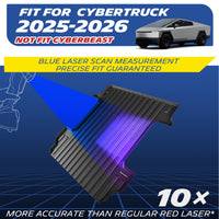 Fits 2025-2026 Cybertruck, excludes Cyberbeast; high-precision blue laser scanned mat
