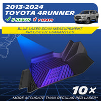 2013-2024 Toyota 4Runner 5 seats floor mats, precision laser-measured fit