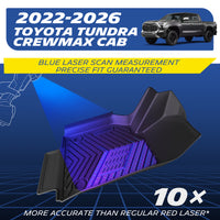 Blue laser scan – 10× more accurate.