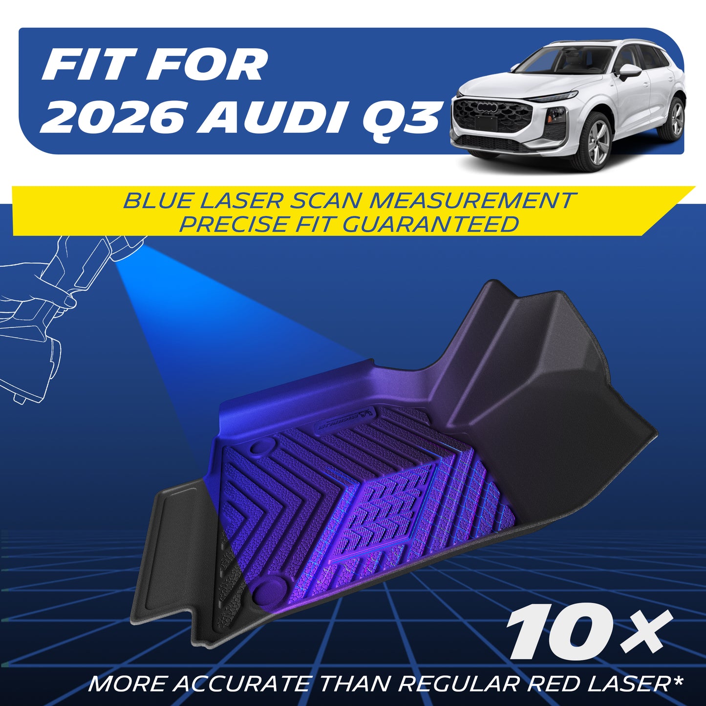 Michelin TPE floor mats, please confirm compatibility before purchase, only fits specific configurations, please verify your vehicle matches.