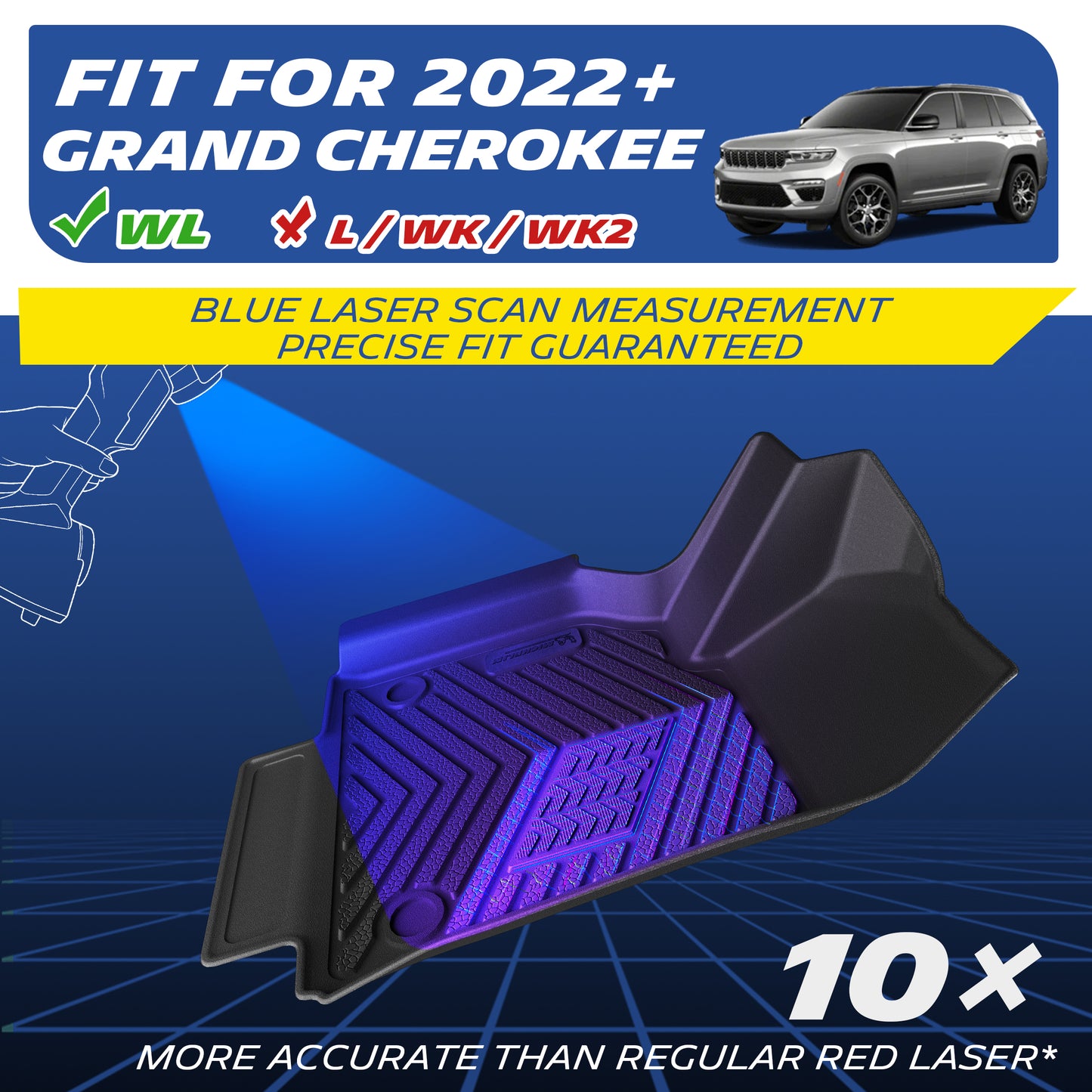 Michelin custom fit floor mats for Jeep Grand Cherokee