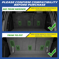Michelin mat compatibility chart: power vs manual folding 3rd row seats