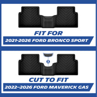 Michelin floor mats fitment for 2021-2026 Ford Bronco Sport and 2022-2026 Ford Maverick