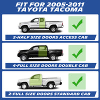 2005-2011 toyoya tacoma floor mat fitment guide