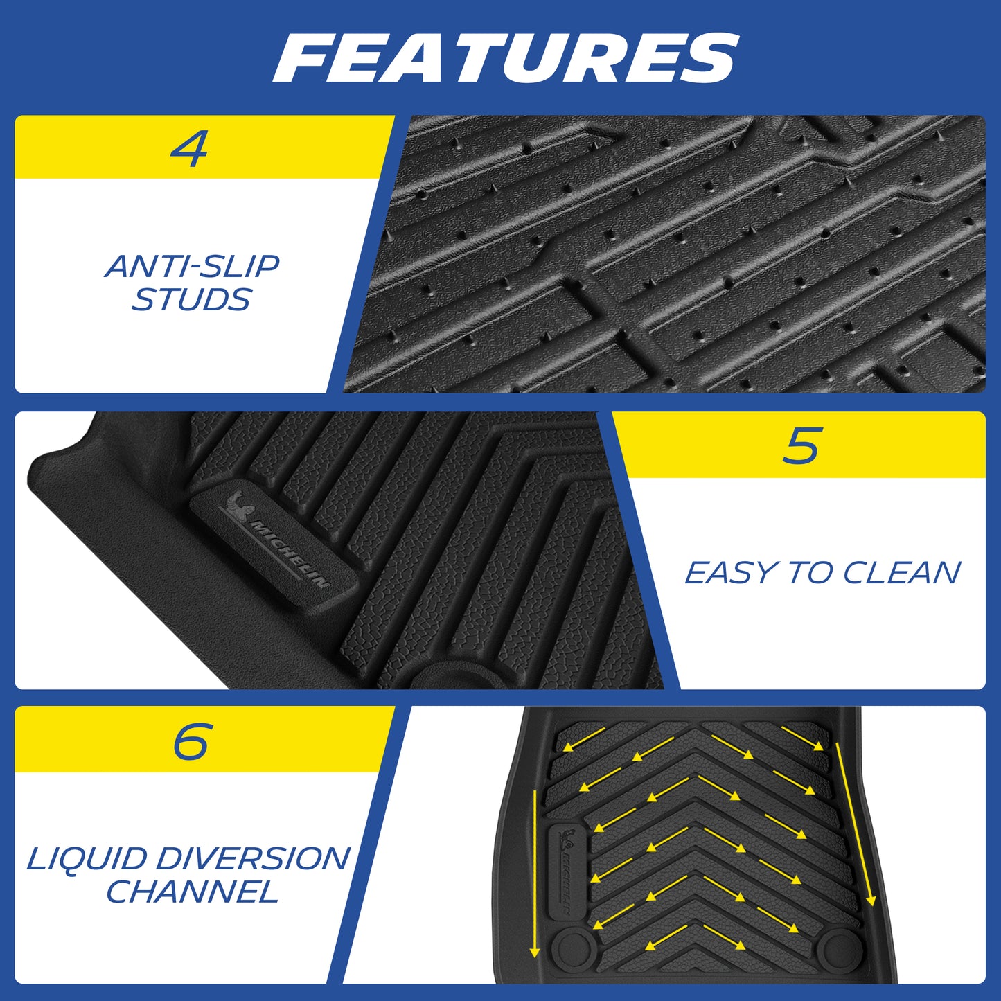 Michelin Premier Floor Mats for Honda Accord 2023-2027