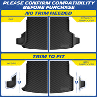 Michelin custom floor mat for 2025+ Subaru Forester, blue laser scan fit demo