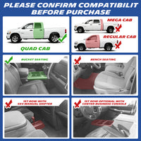 Michelin TPE floor mats, please confirm compatibility before purchase: available for Quad Cab, Bucket Seat