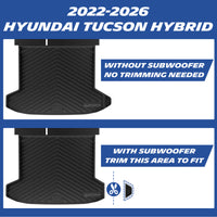 Michelin floor mats fitment for 2022-2026 Hyundai Tucson Hybrid.