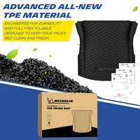 Michelin Trunk Liner for 2024-2026 Tesla Model 3 Highland, All-Weather Trunk Mat, Custom Fit, TPE, Cargo Mat, Non-Slip Cargo Liner