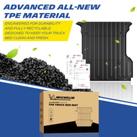 Michelin Truck Bed Mat for 2004-2014 Ford F-150/Lincoln Mark LT 2006-2008 - 5.5 FT Short Bed, All-Weather Truck Bed Liner, Custom Fit,TPE