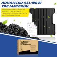 Michelin Truck Bed Mat for 2004-2026 Nissan Titan - 5.5 FT Short Bed, All-Weather Truck Bed Liner, Custom Fit, TPE, Bedliner