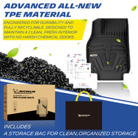 Michelin Elite Series Floor Mats & Trunk Liner for 2025 2026 Tesla Model Y Juniper Accessories, Floor & Frunk & Trunk & Rear Lower Mat, 5 Seat, Not Fit Standard, All-Weather Floor Liner & Trunk Mat