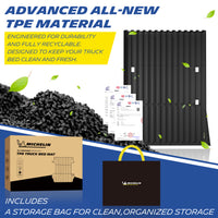 Michelin Truck Bed Mat for 2023-2026 Tesla Cybertruck, TPE Truck Bed Liner, Not Fit Cyberbeast