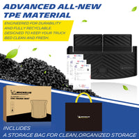 Michelin TPE all-weather trunk mat, odor-free and recyclable